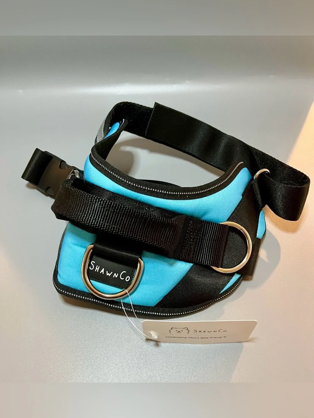 ShawnCo Essential Dog Harness, No-Pull Pet Vest with 3 Leash Clips, No Choke